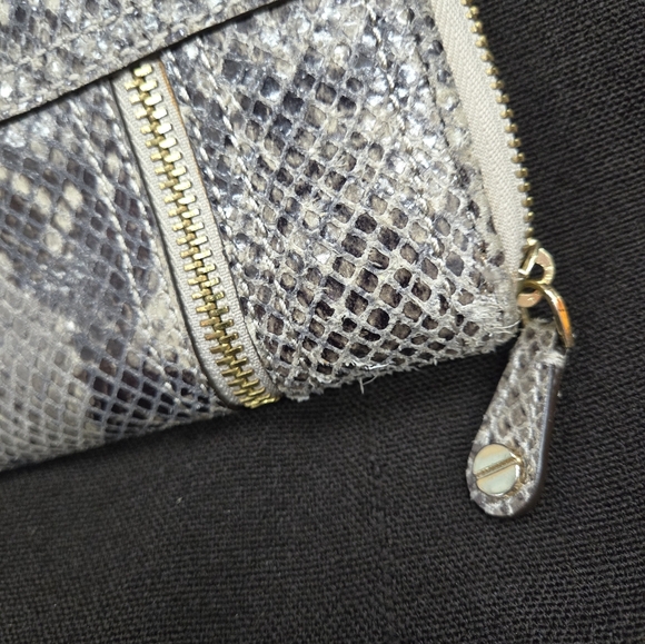 Michael Kors Moxley Wallet Dark Sand Phyton clutch/wallet - Picture 8 of 8